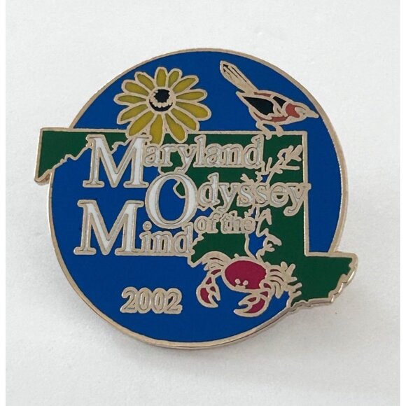 Maryland MD Odyssey Of The Mind State 2002 Pin OM OotM - Picture 1 of 3